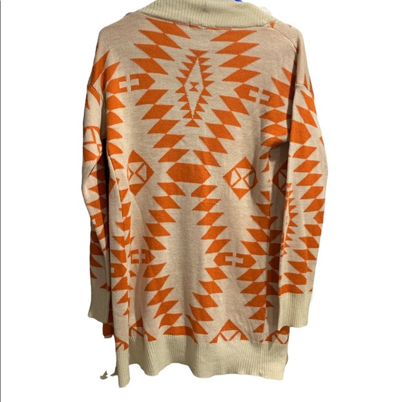 Cardigan with Aztec print - Picture 2 of 2